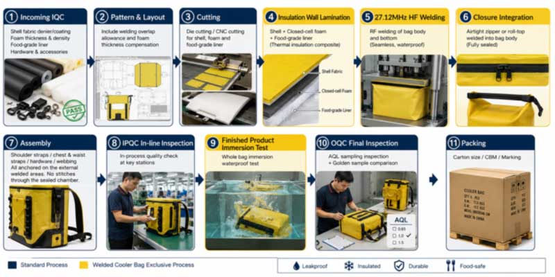 How Soft Cooler Backpacks Are Manufactured